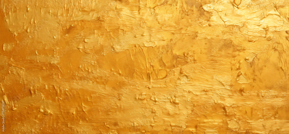 golden rock gold metal texture desktop wallpaper, in the style of gold leaf overlay, creased crinkled wrinkled, digitally enhanced, shaped canvas, flamboyant, soft-edged - obrazy, fototapety, plakaty 