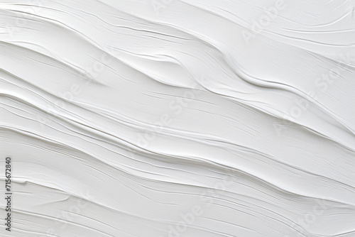 a detailed background of white paint, thick paste landscapes, creased, shaped canvas