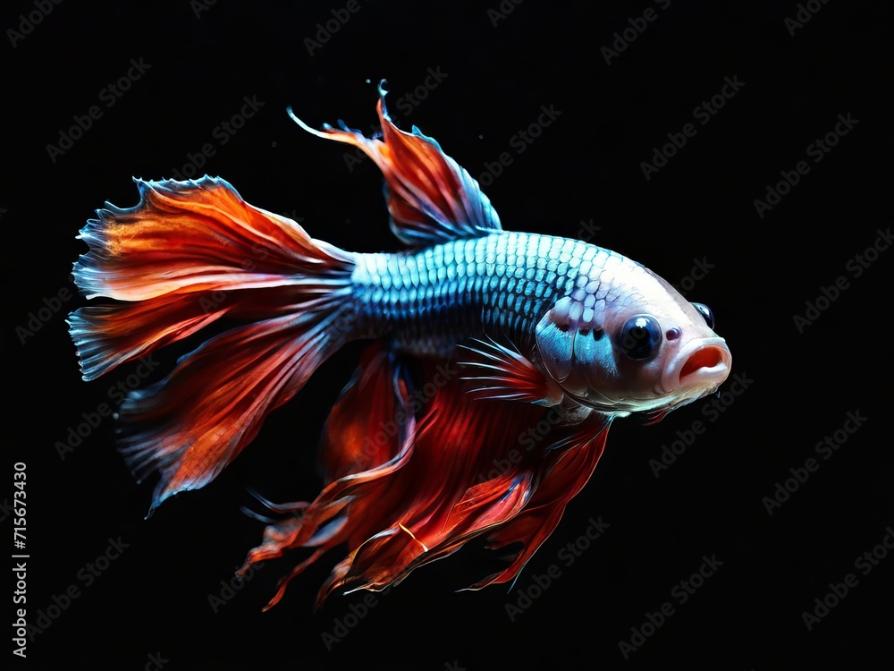 Fototapeta premium siamese fighting fish