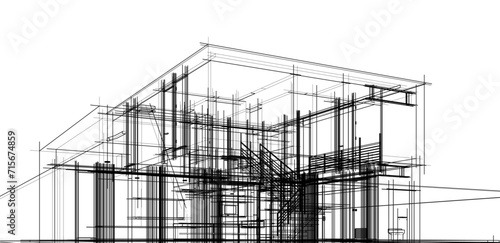 construction of the house