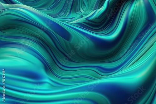 Abstract background of big waves of shiny iridescent pearls © Rarity Asset Club