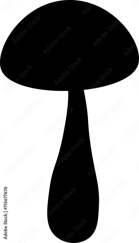 mushroom design illustration isolated on transparent background mushroom design illustration isolated on transparent background