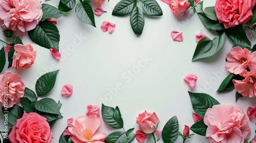 floral frame in bright colors is realistic for wedding invitation invites, wallpapers, fashion, background, texture, and wrapping.