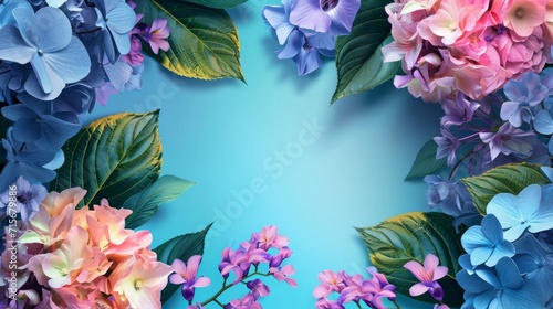 floral frame in bright colors is realistic for wedding invitation invites  wallpapers  fashion  background  texture  and wrapping.