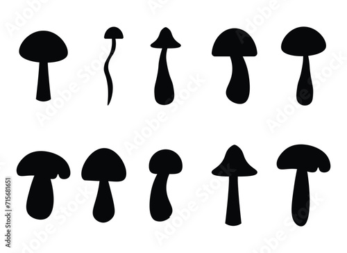 mushroom vector design illustration isolated on white background