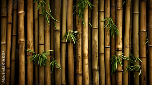 bamboo art  oriental style.