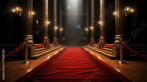 red carpet on stage © Ahmad