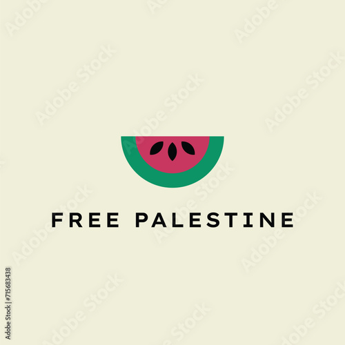Free Palestine banner graphic poster vector