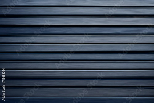 Sleek silver and deep blue stripes on a minimalist wooden background, top view, offering a contemporary aesthetic.