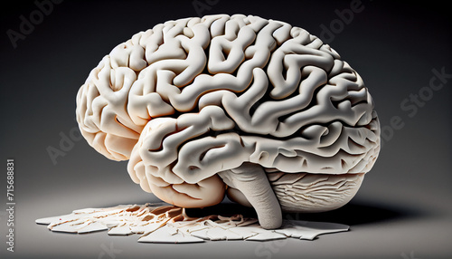 Human brain photo