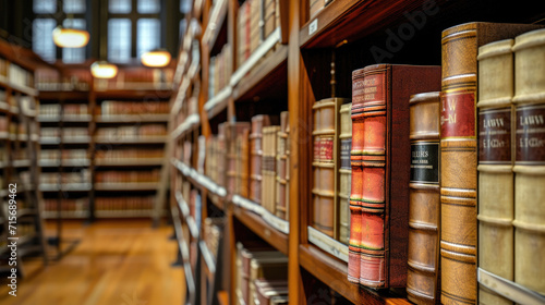 Law Library in a law firm. photo