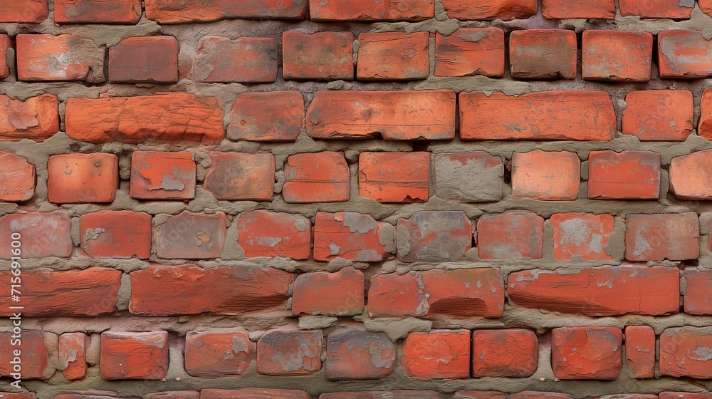 Obraz premium red brick wall texture background