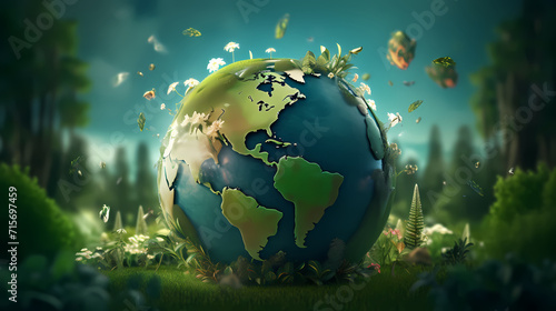 World environment day concept ecology protection environment, environmental protection background