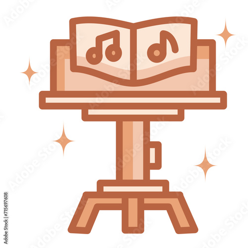 Music Stand Icon