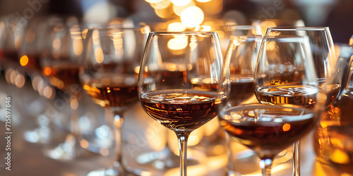 Glasses for cognac on the table © Oleksandr