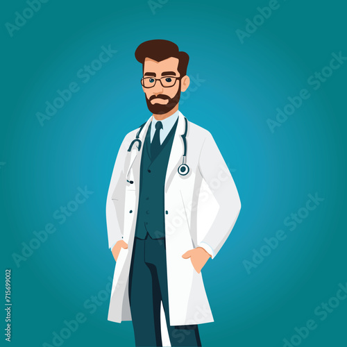 Doctor Flat Character Design