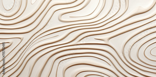 wooden tree pattern, in the style of contour line, light white and dark brown, decorative backgrounds, smooth surfaces, white background, linear simplicity