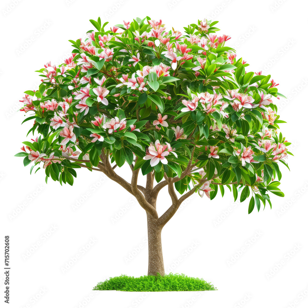 Tropical plant flower bush