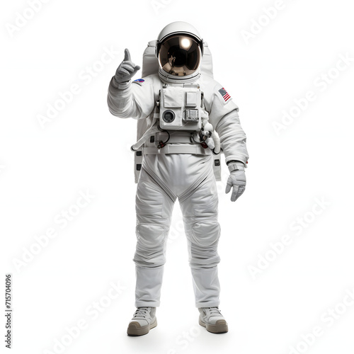 Person wearing a space-themed costume at a themed event isolated on white background, isometry, png  © Pixel Prophet