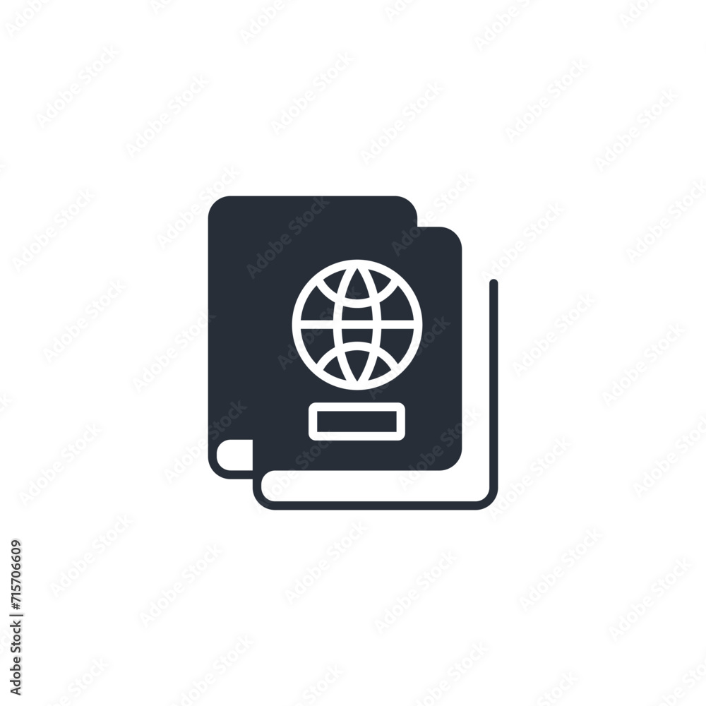 passport icon. vector.Editable stroke.linear style sign for use web design,logo.Symbol illustration. passport icon. vector.Editable stroke.linear style sign for use web design,logo.Symbol illustration.