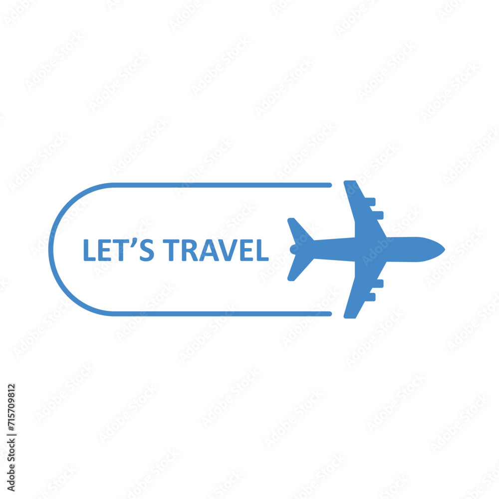 blue plane like simple lets travel icon. concept of airplane wing and aviation sign. flat outline style trend modern simple transport logotype graphic minimal design isolated on white background blue plane like simple lets travel icon. concept of airplane wing and aviation sign. flat outline style trend modern simple transport logotype graphic minimal design isolated on white background