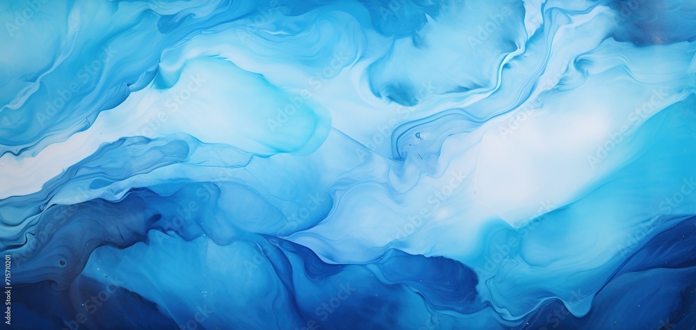 Fototapeta premium Abstract blue colorful Harmony