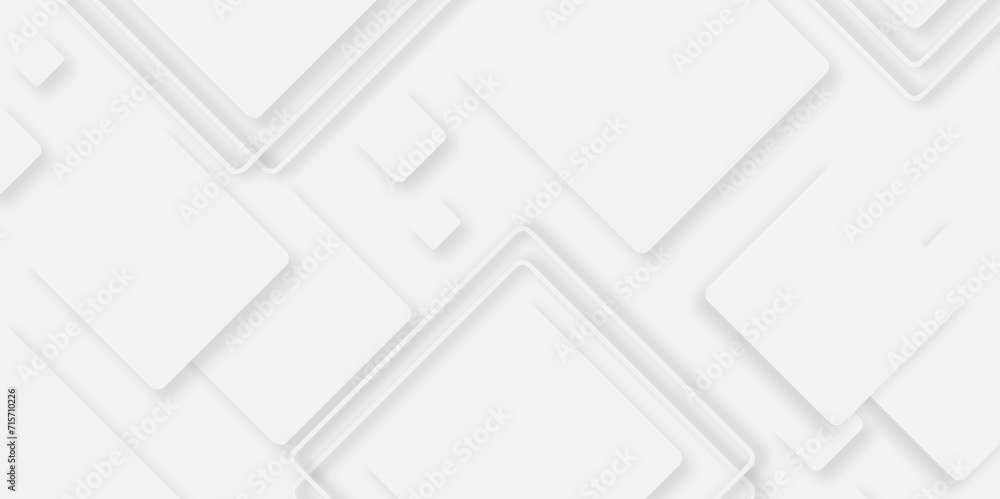 Abstract seamless modern technology concept geometric white square white and gray. white and grey square technology wave lines background. Modern Abstract white background design layers of textured. Abstract seamless modern technology concept geometric white square white and gray. white and grey square technology wave lines background. Modern Abstract white background design layers of textured.