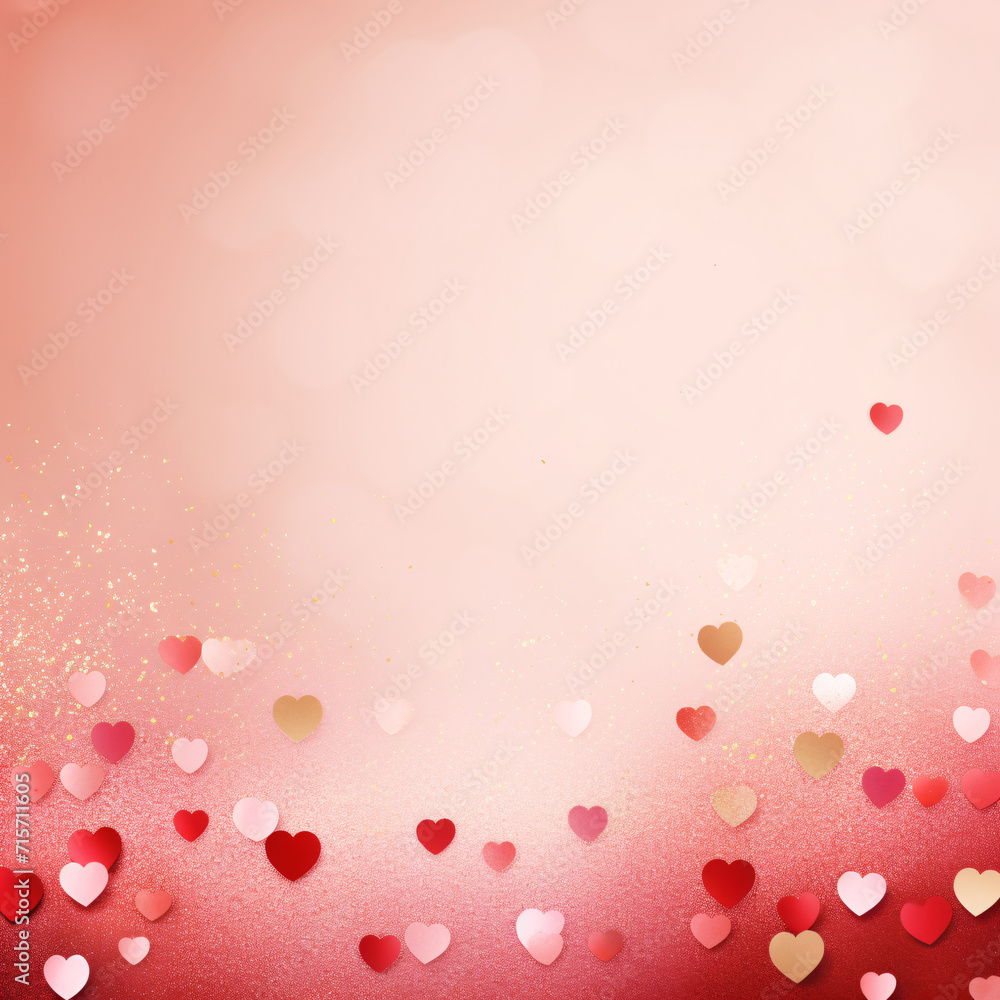 valentine background with hearts
