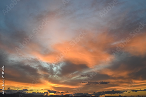 sky at sunset view of the mountains and the Mediterranean Sea 9 © Михаил Шорохов