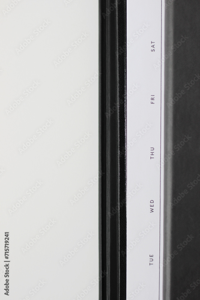 Daily Planner Checklist, Notebooks on White Background with Copy Space. Business, Agenda Mockup. Daily Planner Checklist, Notebooks on White Background with Copy Space. Business, Agenda Mockup.