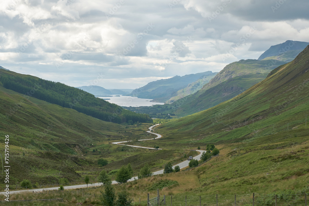 Nature Landscape in Highland, Scotland