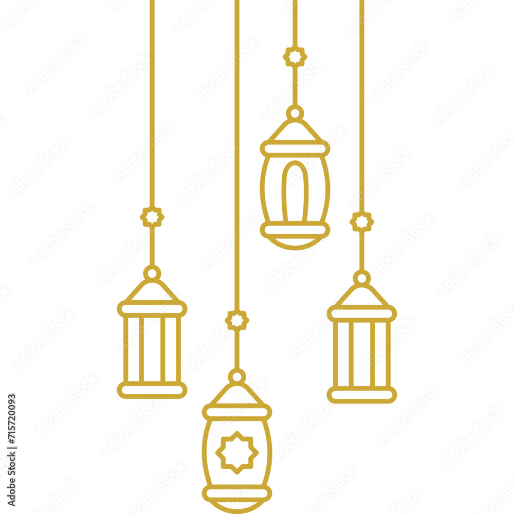 Obraz premium Islamic Lantern Decoration