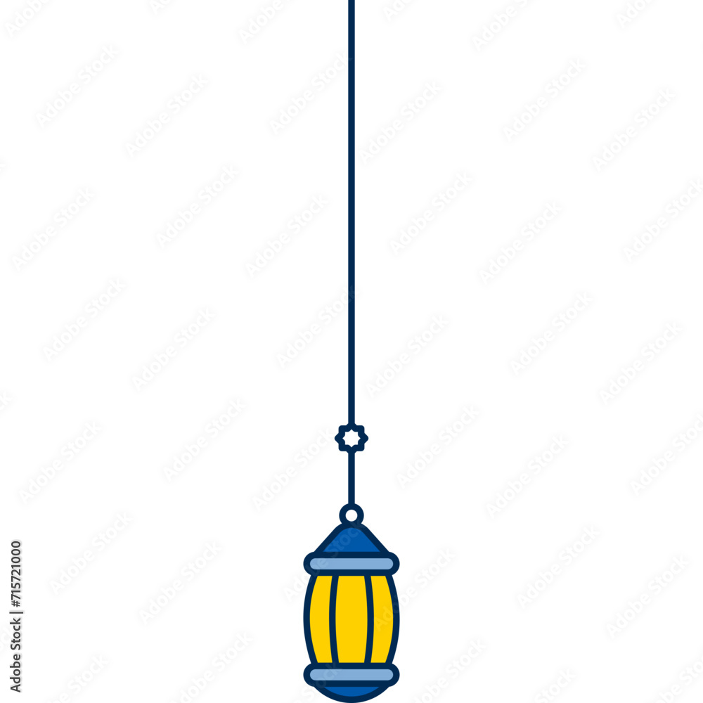 Islamic Lantern Flat Islamic Lantern Flat