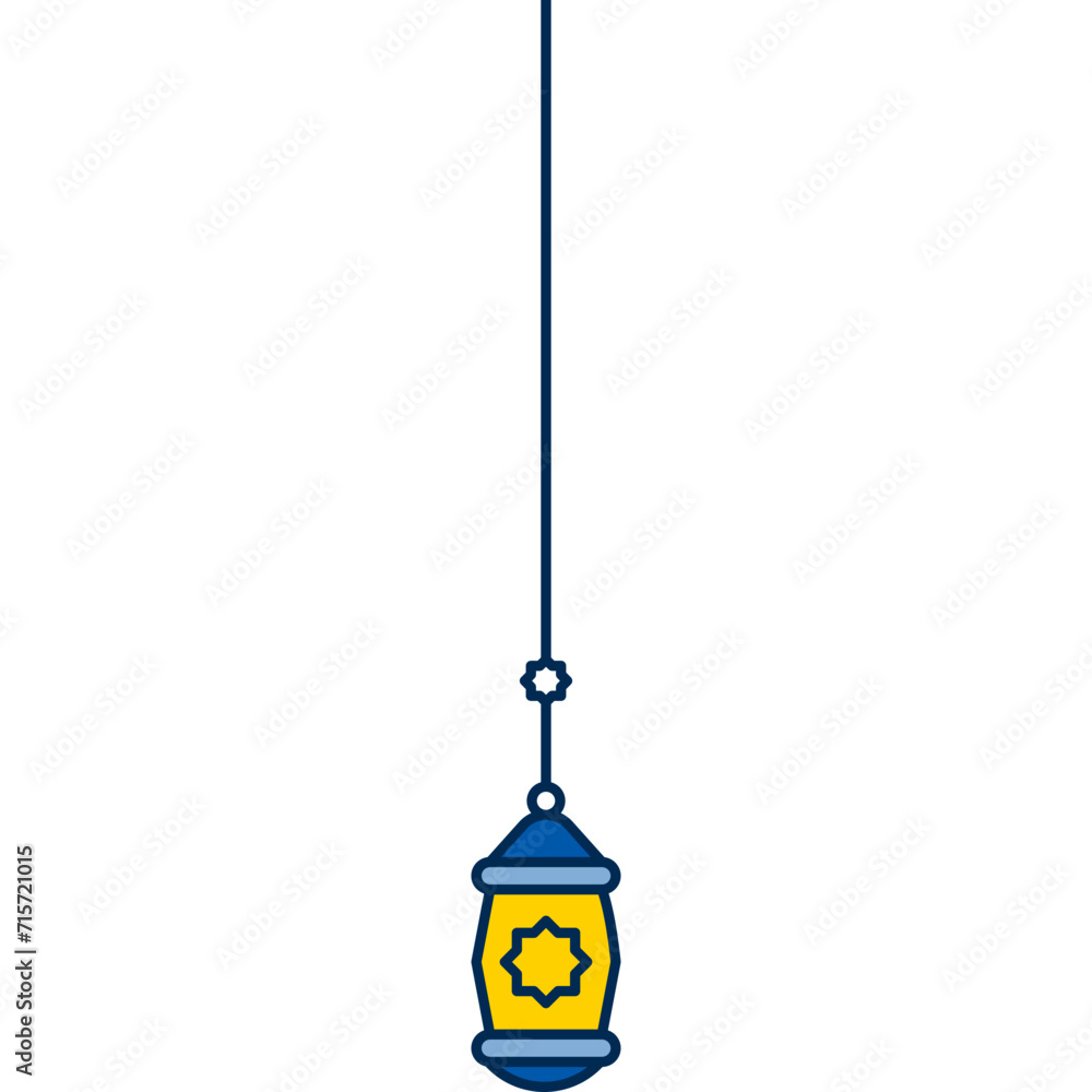 Islamic Lantern Flat Islamic Lantern Flat