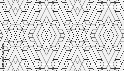 Abstract geometric seamless pattern.