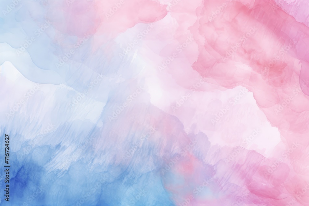 Blue and Pink Watercolor Background - Soft Abstract Texture for Wedding Invitations with Reddening