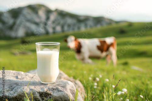 milk and cow