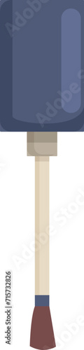 Nail polish brush icon cartoon vector. Fashion woman. Care beauty paint