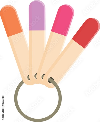 Gel polish care icon cartoon vector. Salon gel fashion. Hand female beauty