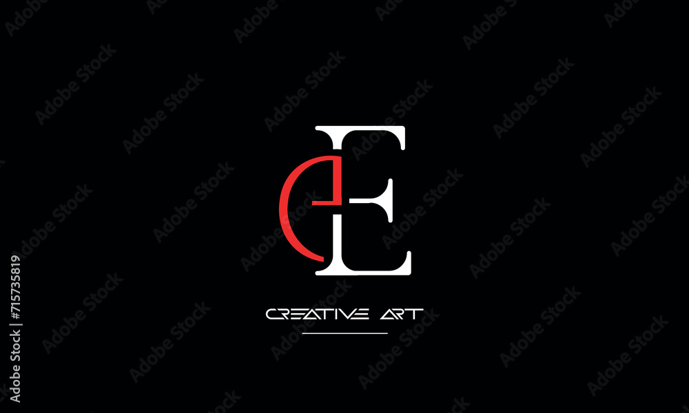 EE, E abstract letters logo monogram EE, E abstract letters logo monogram