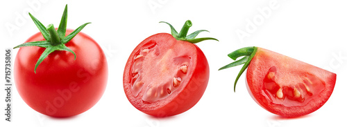 Fototapeta Naklejka Na Ścianę i Meble -  Tomato isolated on white background