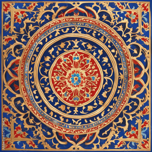 beautiful mughal pattern