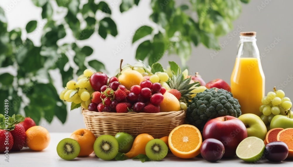 Fresh healthy grocery vegetable on white background with empty copy space Fresh healthy grocery vegetable on white background with empty copy space