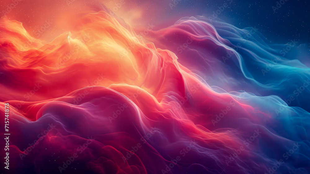 Vivid Red and Blue Abstract Luminous Waves
Vivid Red and Blue Abstract Luminous Waves