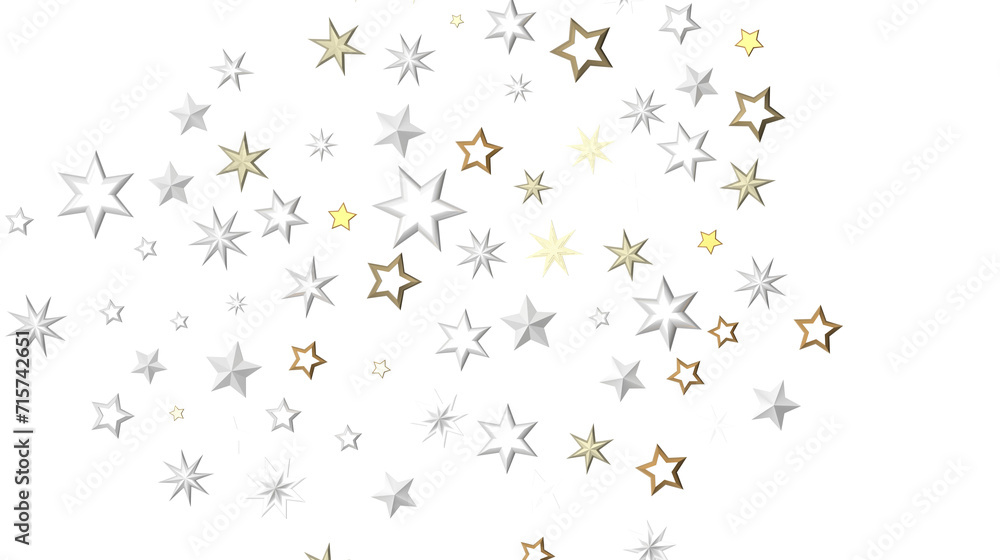 Golden Stardust Cascades in Mesmerizing 3D Rain Illustration Golden Stardust Cascades in Mesmerizing 3D Rain Illustration