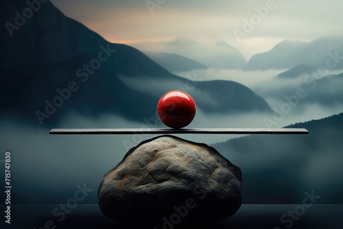 balance and equilibrium concept photo