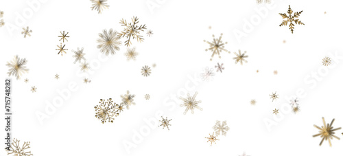 Winter Snow Showers  Spectacular 3D Illustration Showcasing Falling Christmas Snowflakes