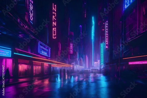 Chaotic energy in a cyberpunk metropolis