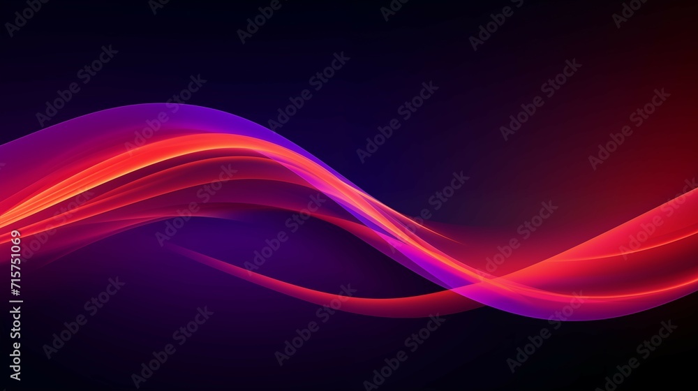 Naklejka premium Ethereal Waveform Design