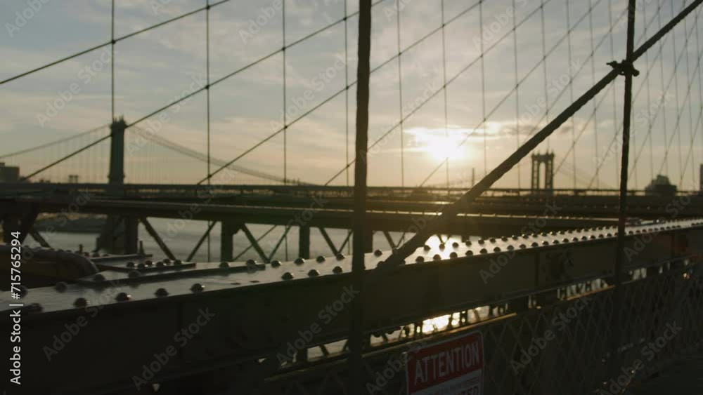 Brooklyn Bridge and Manhattan Bridge, New York City, NY, USA Brooklyn Bridge and Manhattan Bridge, New York City, NY, USA